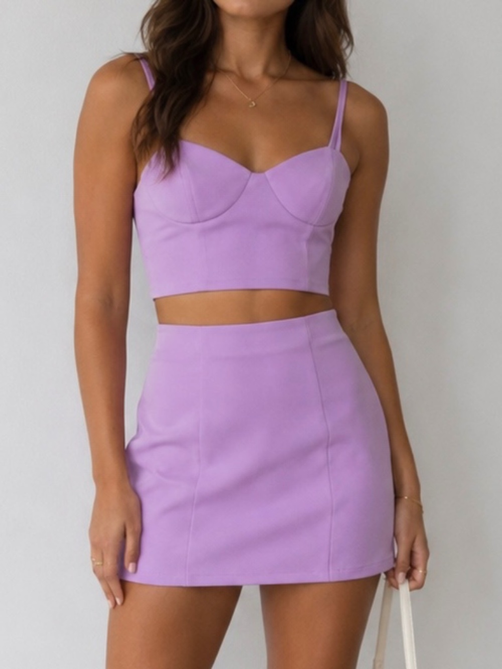 Zara Co ord Set Lilac Spring Summer Vacation Travel Birthday NWT